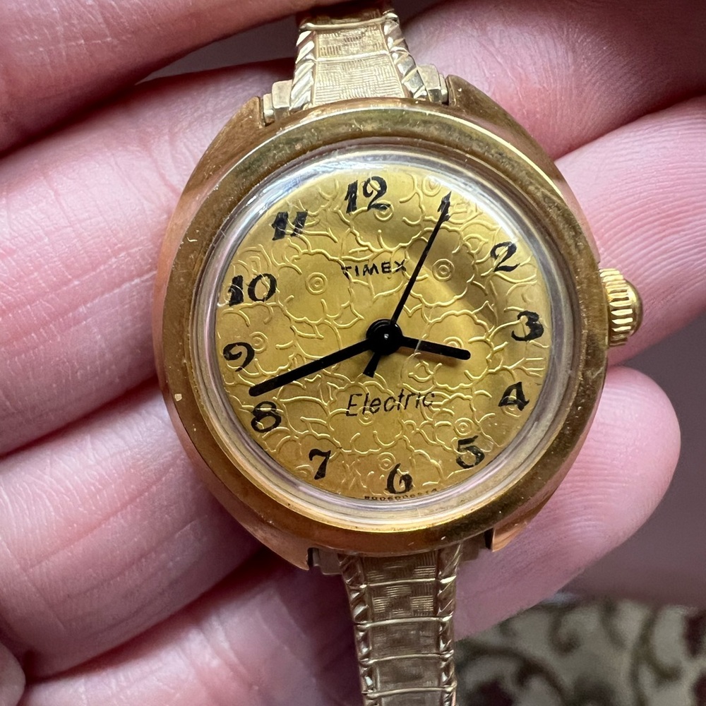 Timex Gold Electric Watch